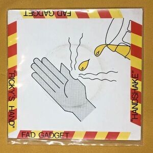 Rare Fad Gadget Ricky's Hand / Handshake 7”